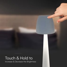 LED Dimmelhető újratölthető érintőképernyős asztali lámpa LED/3W/5V 3000-6000K fehér