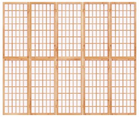 5-paneles japán stílusú összecsukható paraván 200 x 170 cm