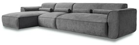 Szürke sarokkanapé (bal oldali) Flex Felix – Miuform