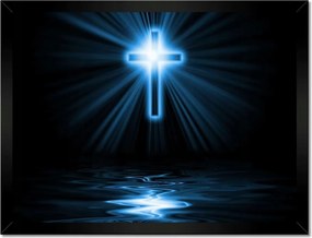 Poszterek keretben 40x30 Kereszt Jézus Mennyország