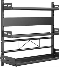 Állítható magasságú fűszertartó polc Fűszerek Gyümölcsök Zöldségek