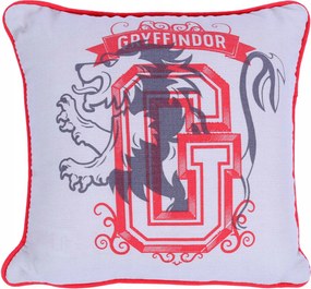Szürke-piros Griffendél párna Harry Potter