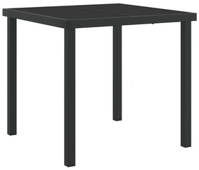 3 darabos kerti étkezőszett párnákkal, fekete poli rattan