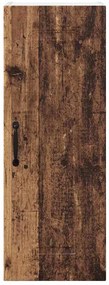 Fali konyhaszekrény 2 pcs Öreg fa 30 x 31 x 80 cm Faanyag