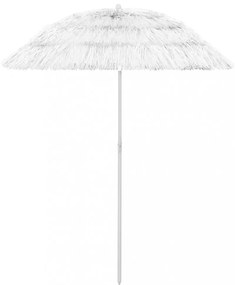 fehér hawaii stílusú strandnapernyő 180 cm