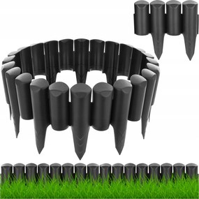 Kerti Rózsafa Magas Border 2.5m Kerti Gyepszegély Antracit