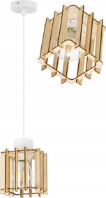 Függő Lámpa túlnyúló csillár mennyezet Fa Kocka 1