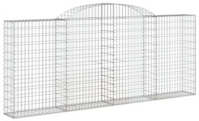 11 db íves horganyzott vas gabion kosár 300x30x120/140 cm