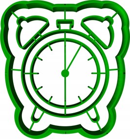 Foremka Lyukasztó Sütemény- és Mézeskalácsvágó Szilveszter Óra 8cm