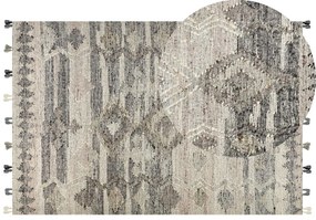 Szürke kilim gyapjúszőnyeg 200 x 300 cm ARATASHEN Beliani