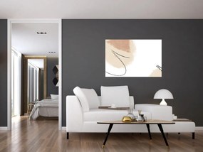 Kép - Fehér absztrakció (90x60 cm)