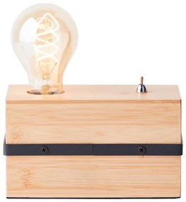 Brilliant - Asztali lĂĄmpa BENNY 1xE27/40W/230V bambusz