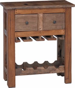 vidaXL Cabinet Barna 60 x 30 x 70 cm Szilárd Újrahasznosított Fa