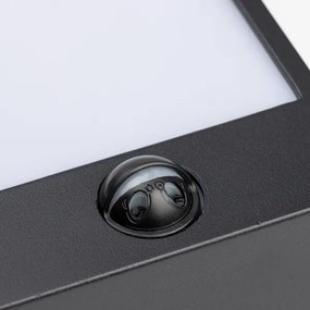 Brilagi-LED kültéri fali lámpa szenzorral TERNI LED/12W/230V fekete IP44