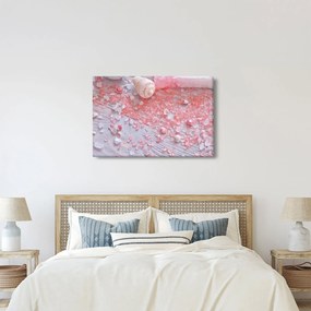 Kép - Tengerparti hangulat rózsaszín árnyalatokban (90x60 cm)