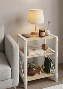 Pls fali polc, fehér, 38 cm