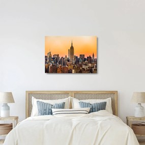 New York képe (üvegen) (70x50 cm)