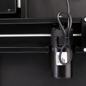 VELSEN íróasztal elektromos magasságállítással, vezérlőpanellel 120x60 cm fekete