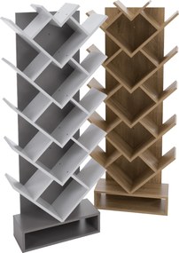 Polcrendszer, szürke/fehér, VEVEY