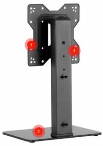 MK FLORIA Superior SUPSTV019 - Álló TV-tartó 23-43" fekete