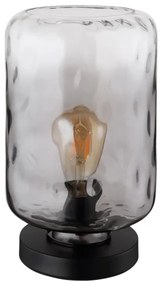 Globo 16046TS - Asztali lámpa DARINA 1xE27/60W/230V szürke