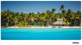 PIPPER. Öntapadós textiltapéta "Trópusi paradicsom"