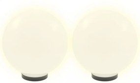 4 db LED gömblámpa 30 cm PMMA