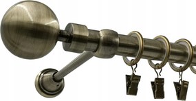 Függönykarnis Fém 19mm Gömb Modern Arany Antik 140cm