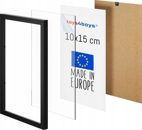 Képkeret 10X15 Fekete Fényképkeret fali képkeret