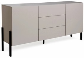 Komod fiokokkal Wezilo 184 cm - kasmír / fekete Lábak