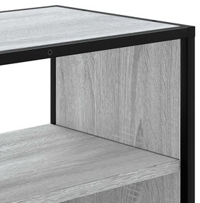 szürke sonoma színű szerelt fa TV-szekrény 60 x 31 x 39,5 cm