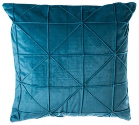 Amy olajkék párna, 45 x 45 cm - JAHU