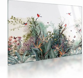 Üveg kép - Természetes táj, akvárium (70x50 cm)
