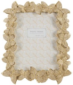 Fényképkeret farfalle glod 22,3x2,3x27,8 (belső fotó mérete 15x20)cm