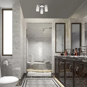 Rabalux 2195- Fürdőszobai mennyezeti lámpatest NIAGARA 3xE14/40W/230V IP44