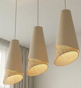 Emibig modern függeszték moda barna fekete emi1620/3
