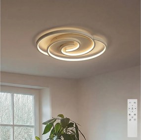 BRILAGI - LED fényerőszabályozható mennyezeti lámpa VELO LED/70W/230V 38x47,8 cm bézs + távirányító