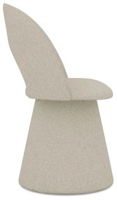 Bézs kárpitozott étkezőfotel Kalo – Makamii