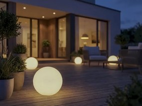 Kanlux 45930 - STONO kültéri lámpatest 1xE27/15W/230V, átmérő 20 cm, IP65, fehér