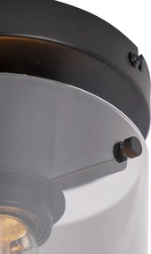 Okos mennyezeti lámpa fekete füstüveggel, Wifi ST64-gyel - Dome