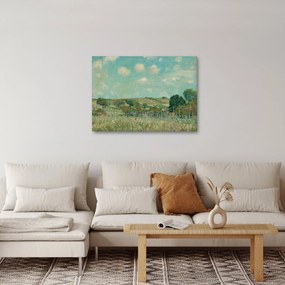 Kép - Alfred Sisley,  Meadow, reprodukciók (70x50 cm)