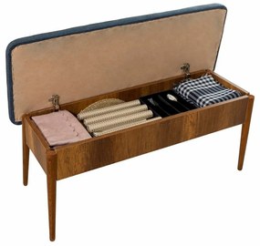 Vina Dark Blue and Walnut pad
