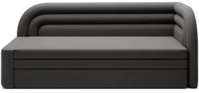 SzĂŒrkĂ©sbarna bĂĄrsony kinyithatĂł-tĂĄrolĂłhelyes kanapĂ© jobb oldali 223 cm Fabillo â ELTAP