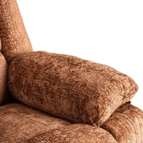 Modern Relaxfotel Vintage Rozsdabarna Bársony Kárpittal. ARTURO