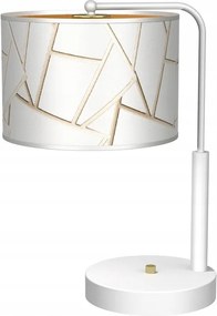 Éjjeli lámpa fehér-arany E27 Ziggy Eko-light