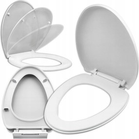Wc-ülőke Szabadon Ereszkedő Strapabíró Wc-fedél Univerzális