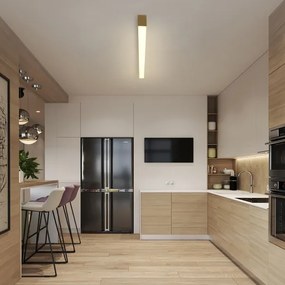 Brilagi - Dimmelhető LED mennyezeti lámpa SLEEKLINE LED/40W/230V Wi-Fi Tuya arany + távirányító