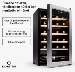 Klarstein Shiraz Premium Smart 24, borhűtő