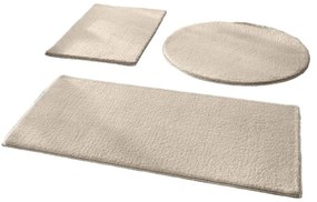 Bézs fürdőszobai kilépő szett 3 db-os 50x90 cm – Mila Home