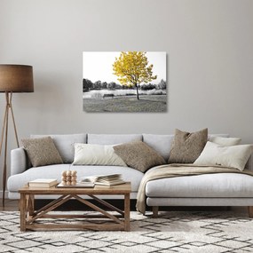 Kép - Pihenés a parkban (üvegen) (70x50 cm)